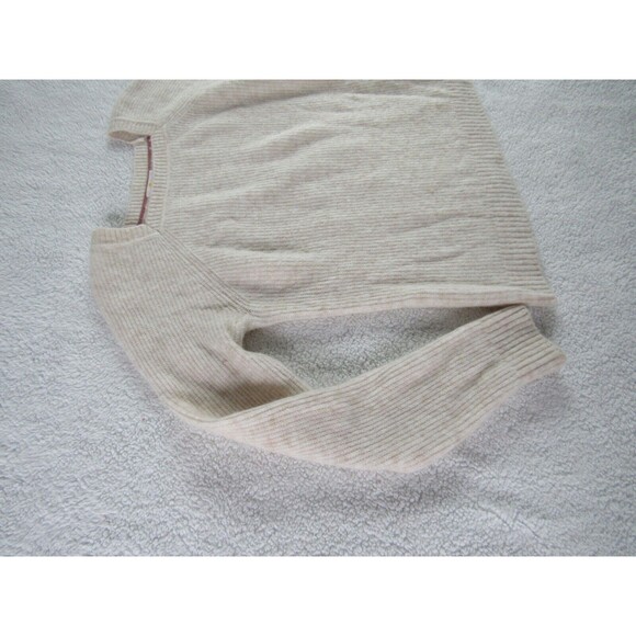 Boden Womens Size 10 Ivory Cream Sweater Cozy Alpaca Wool Square Neck Minimalist - Picture 5 of 16